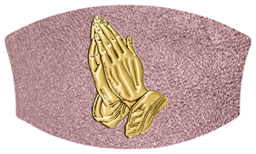 DNSWILL 516 GD SH OR Gold Praying Hands Shimmer Orchid